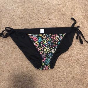 PINK floral bikini bottoms